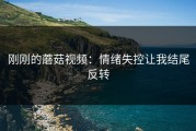 刚刚的蘑菇视频：情绪失控让我结尾反转