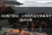 B站推广网站：让你的内容在弹幕海中高光出圈